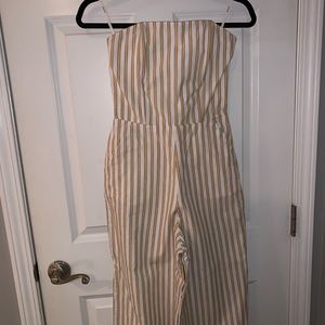 strapless jumpsuit